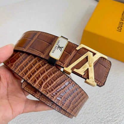 Classic Glossy Leather Belt