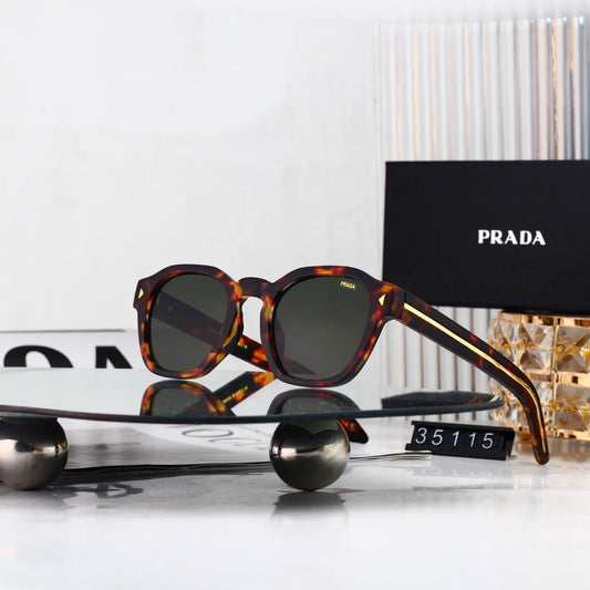 Side Temple Patchwork Sunglasses