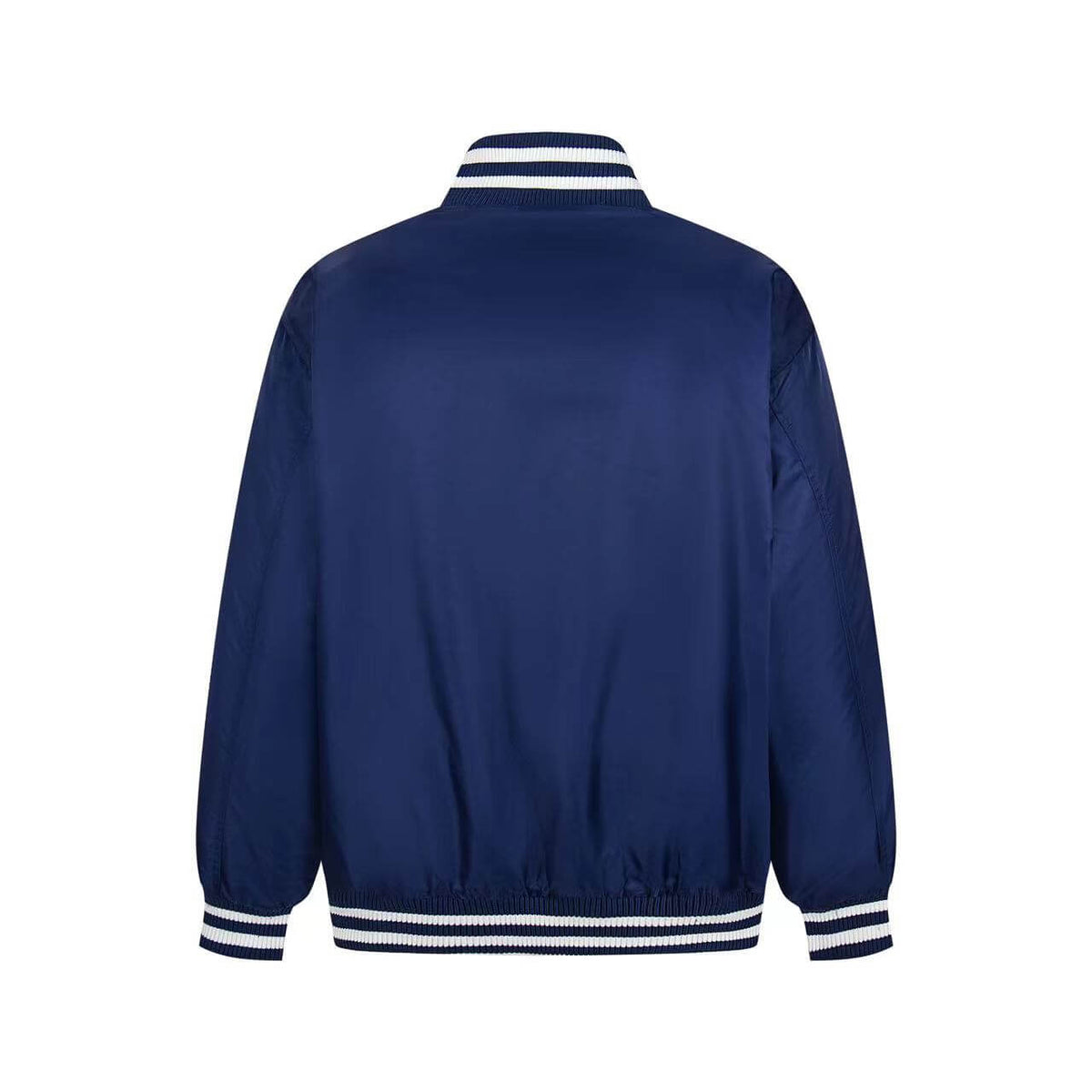Embroidered Nylon Padded Varsity Jacket