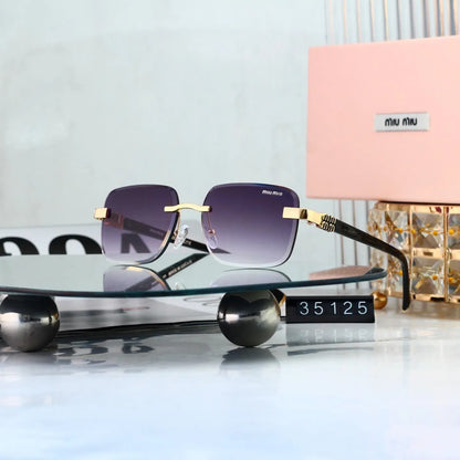 Retro Metal Cut‑Edge Fashion Sunglasses
