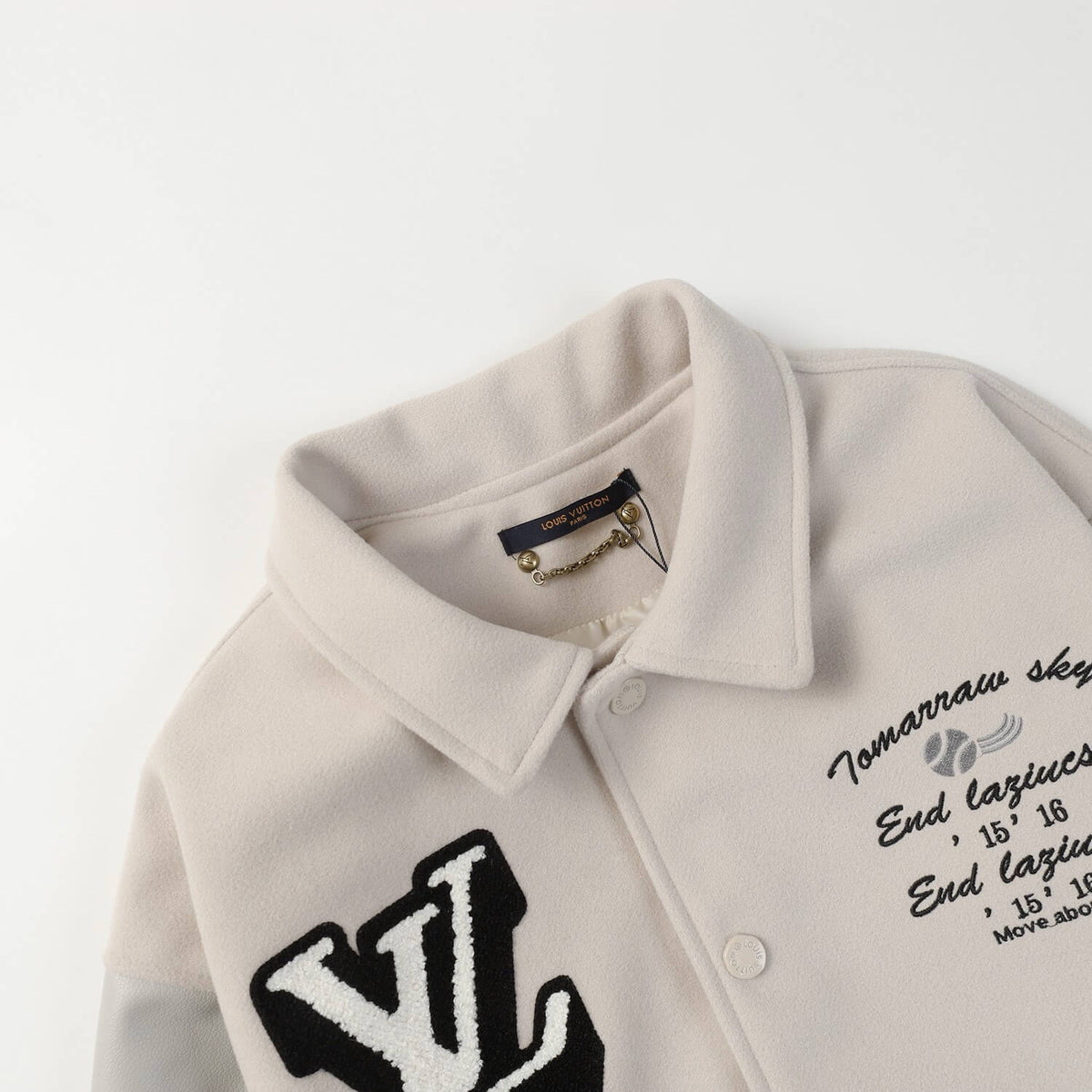 Towel Embroidered Varsity Jacket