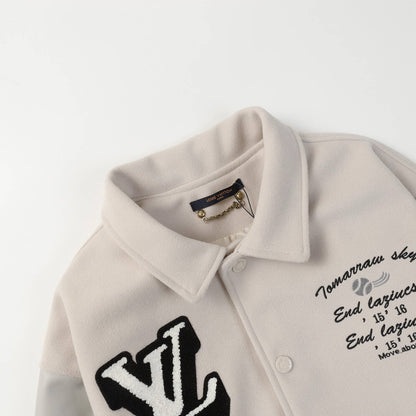 Towel Embroidered Varsity Jacket