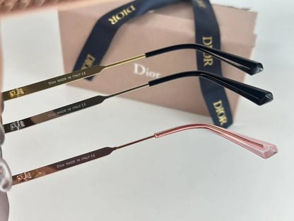 Thin Frame Irregular Rectangle Sunglasses