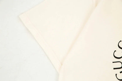 Beige Classic Print T-shirt