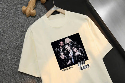 Portrait Poster Crew Neck T‑Shirt