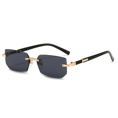Women Men Shades Small Rectangle Sun Glasses