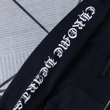 New Scroll Sanskrit Zip-Up Jacket