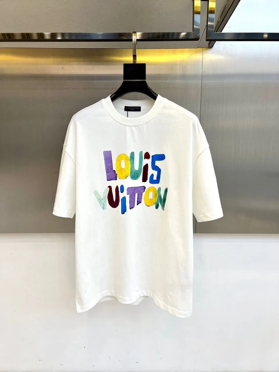 Colorful Graffiti Printed T-shirt