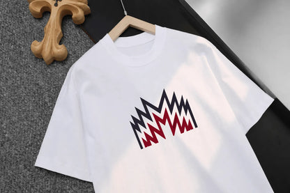 Zig‑zag M Logo Print T‑Shirt