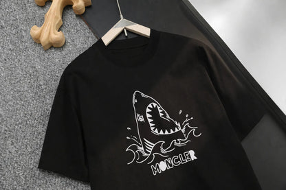 Wave Shark Graphic T‑shirt