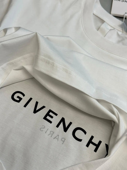 Minimalist Reverse Letter Print T-Shirt