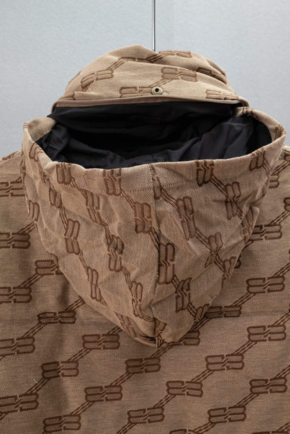 Double B All-Over Print Down Jacket