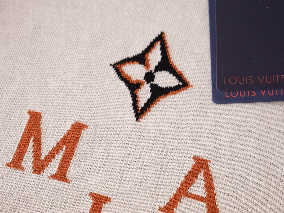 Jacquard Knit T-Shirt