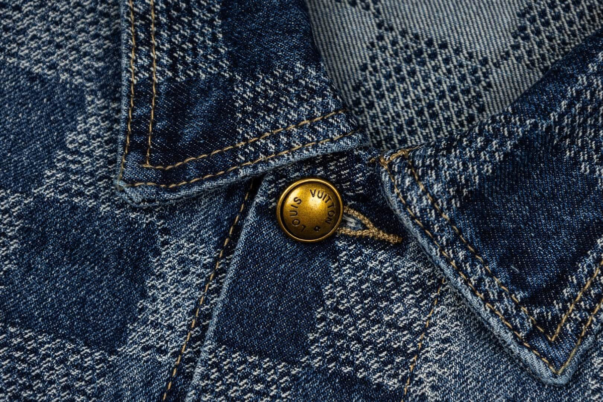 Checkerboard Skate Denim Jacket