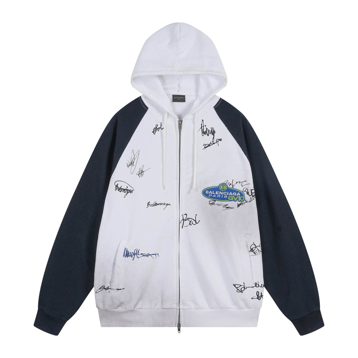 Raglan Sleeve Color-Block Signature Jacket