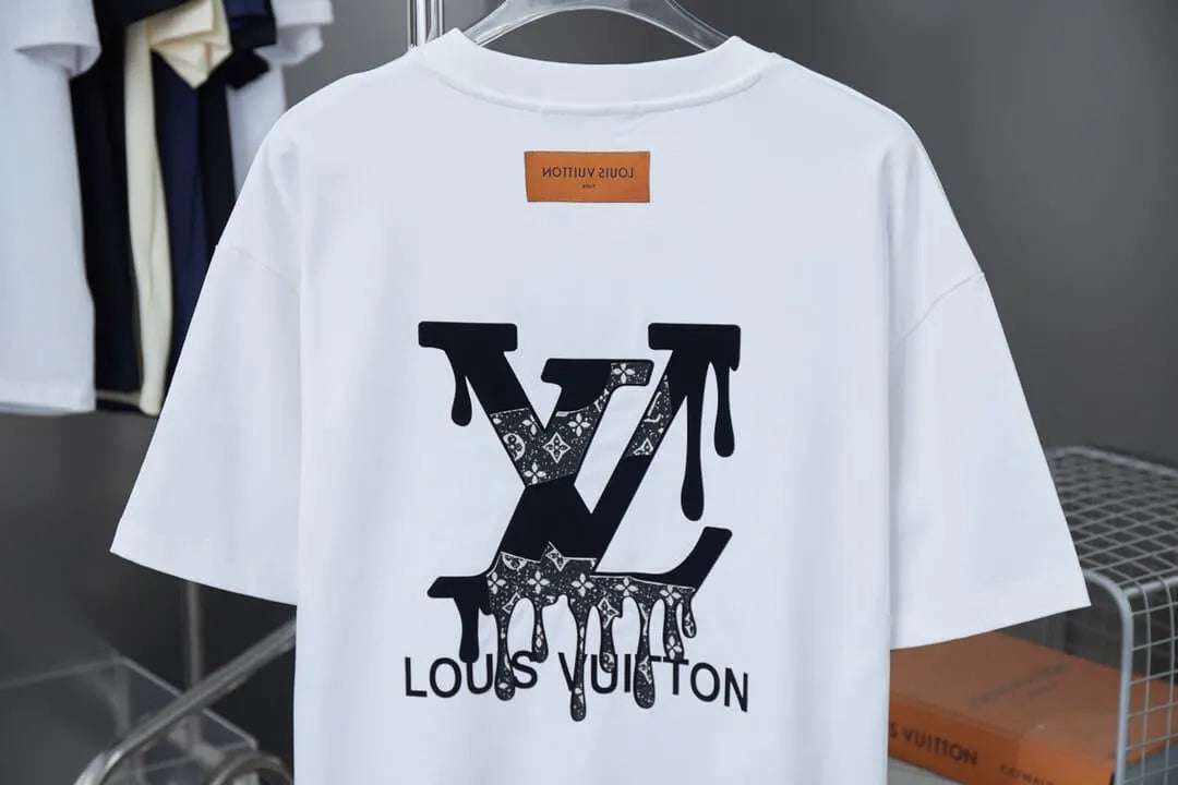 Back Melt Logo Print Short Sleeve T‑Shirt