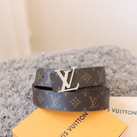 Brown All-over Jacquard Belt