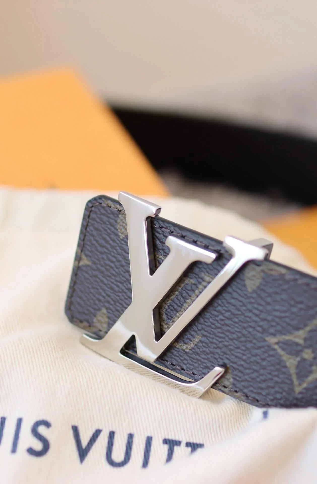 Brown All-over Jacquard Belt