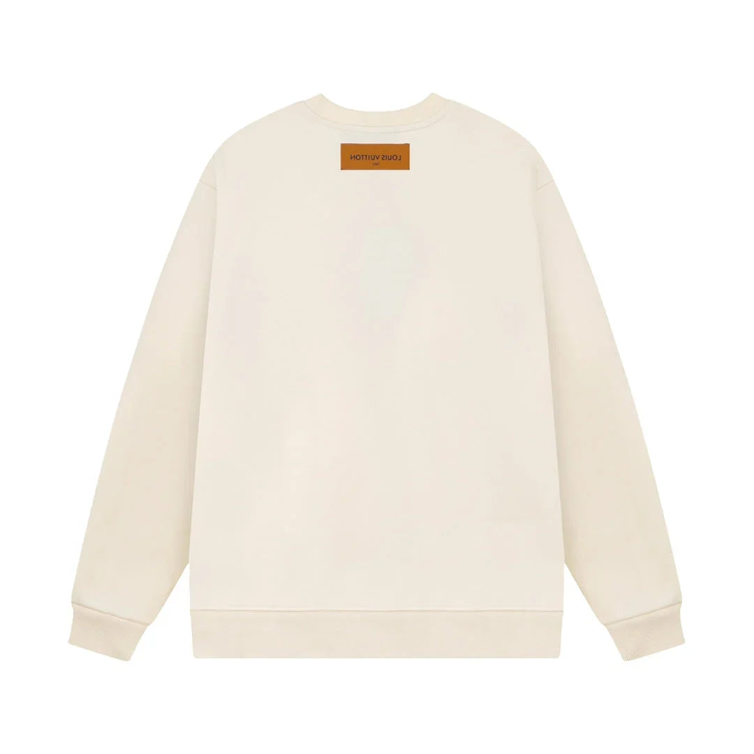 Graffiti Colorful Letter Print Sweatshirt