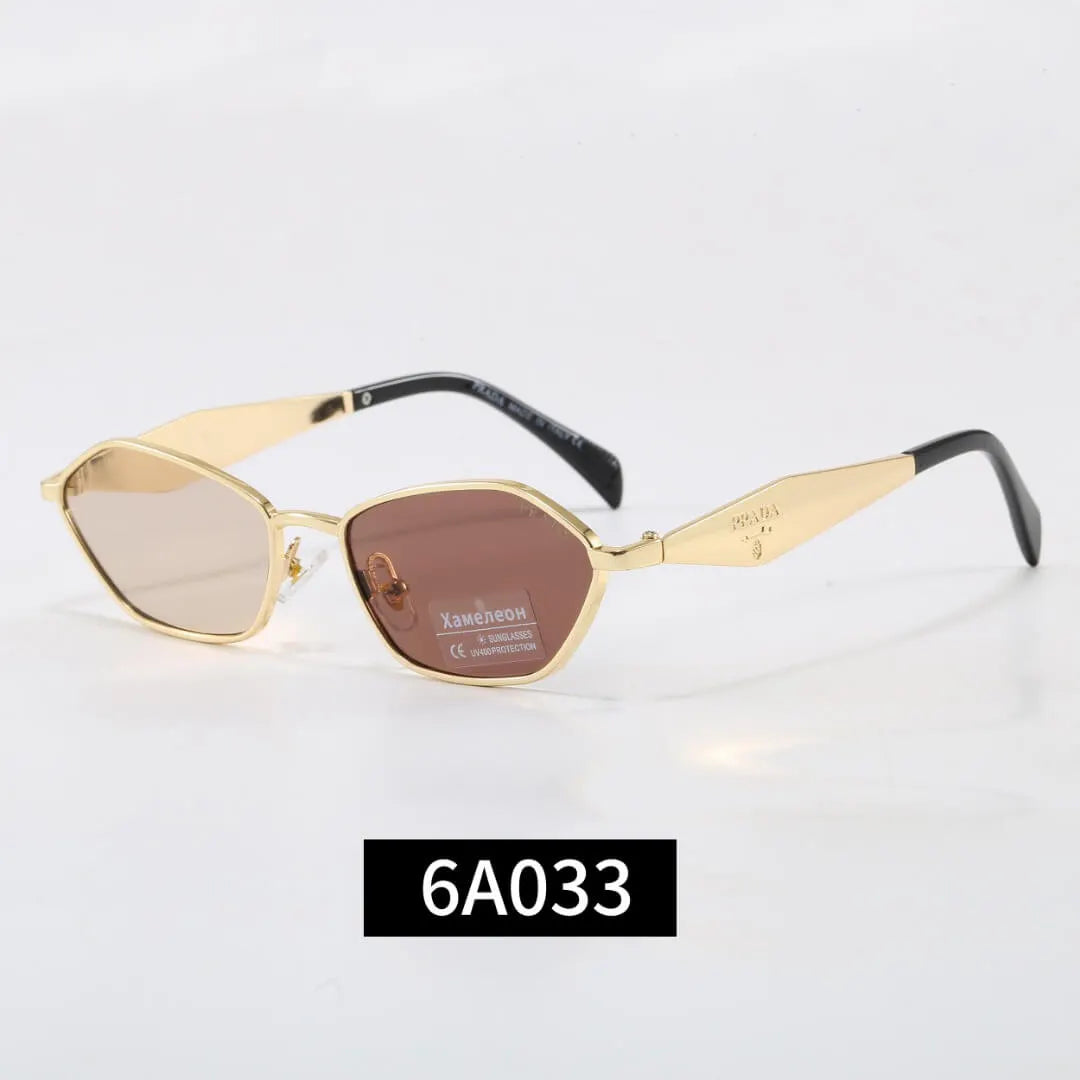 Hexagonal Metal Sunglasses