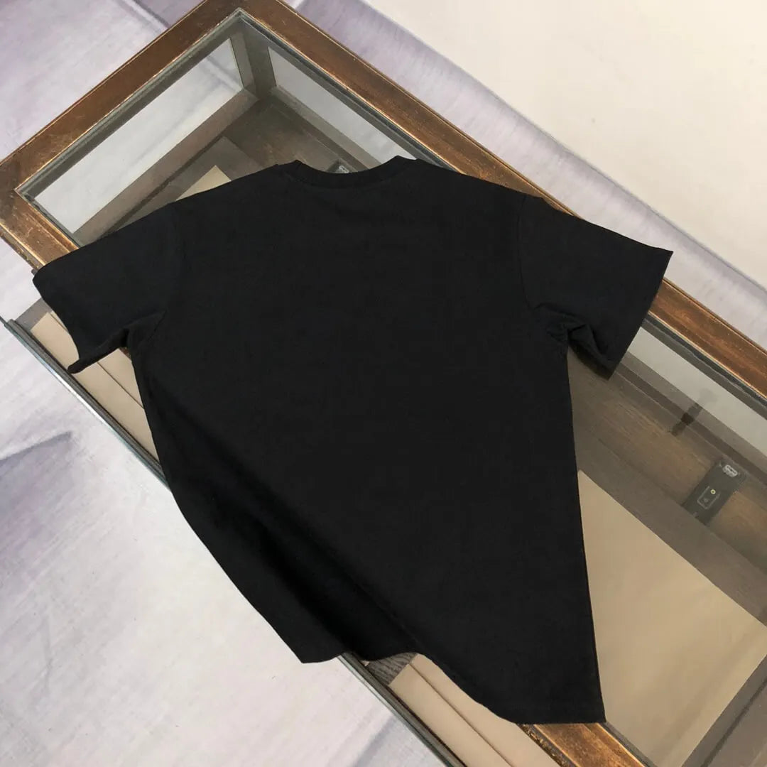 Horse Logo Vertical Print T‑Shirt