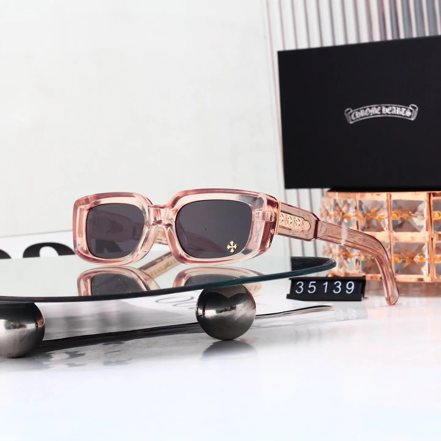 Retro Slim Rectangle Sunglasses