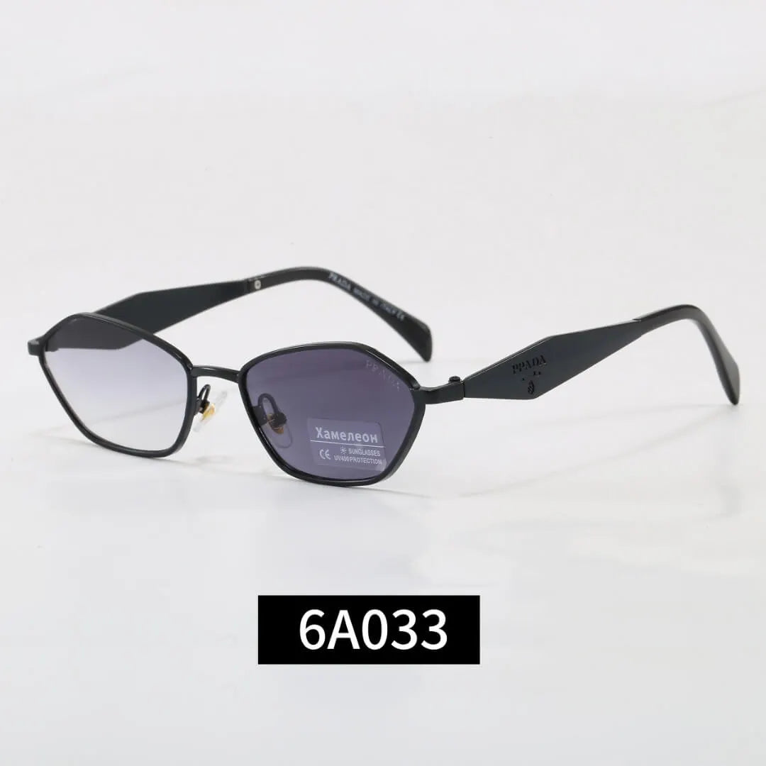 Hexagonal Metal Sunglasses