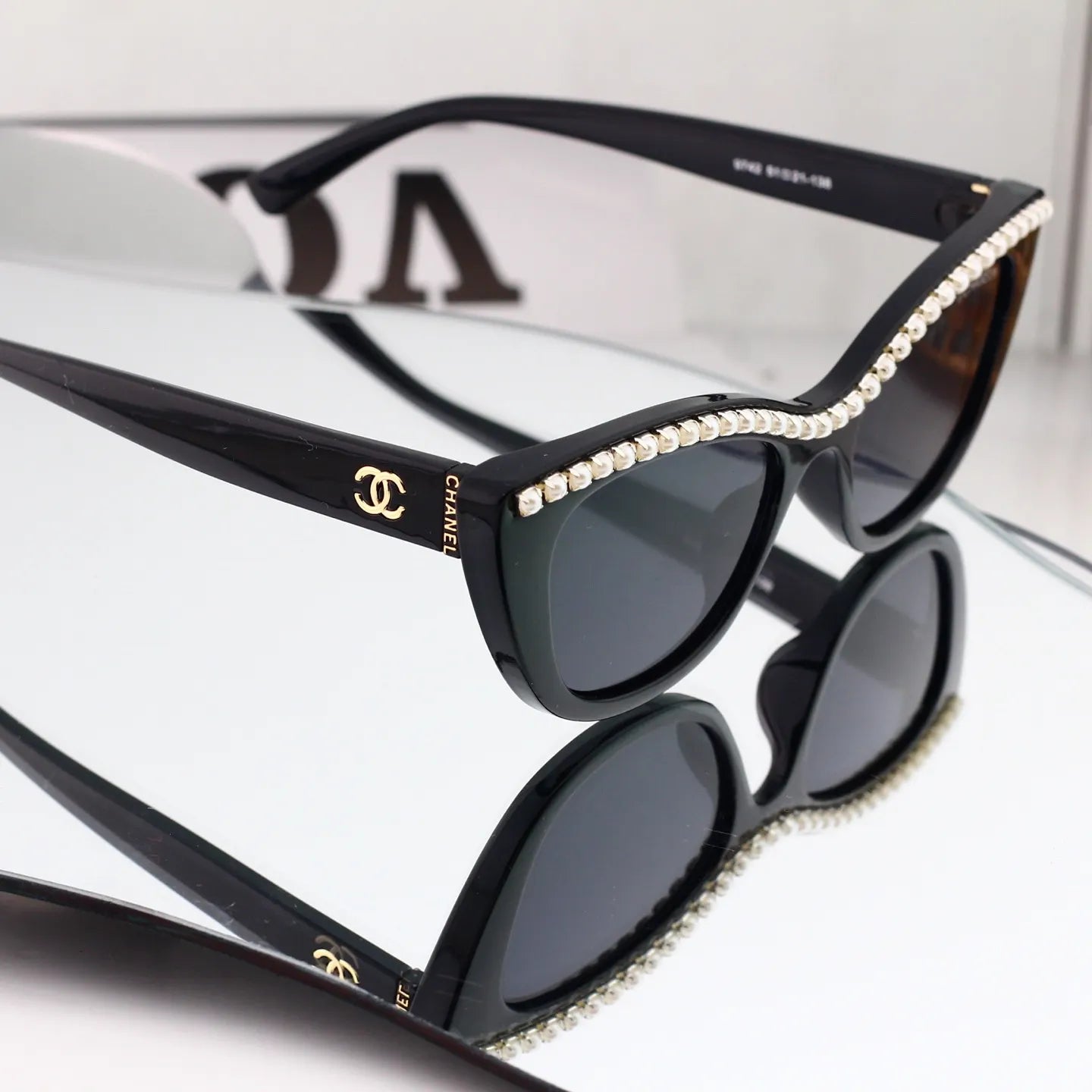 Pearl-Accented Sunglasses