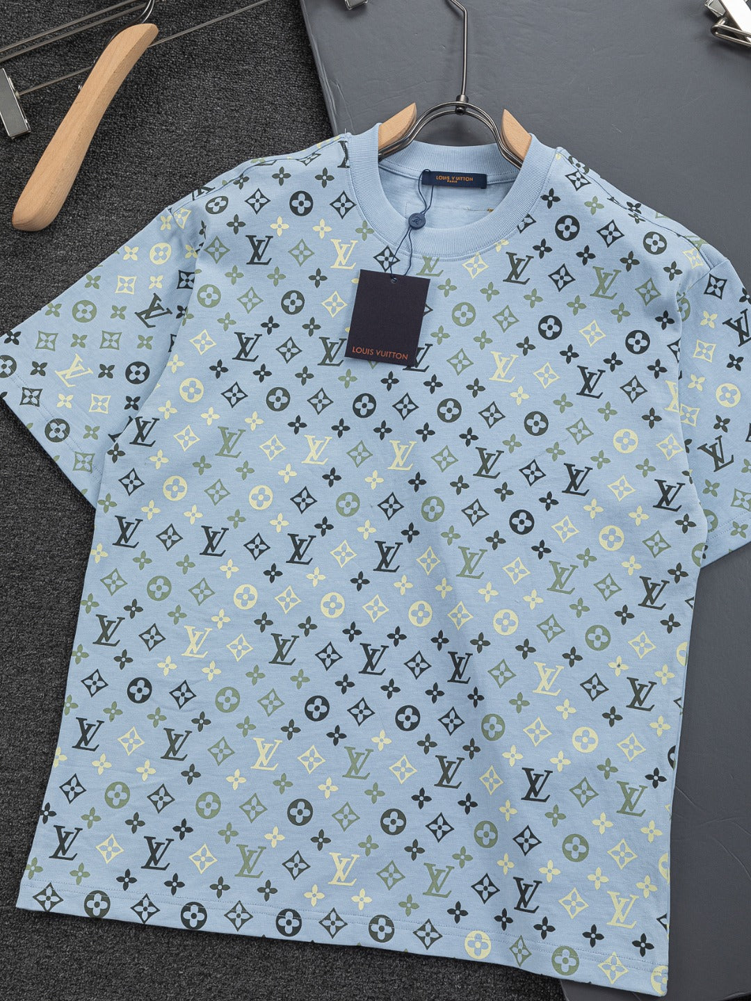 All-Over Letter Print T-Shirt