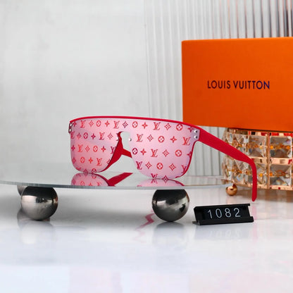 All-Over Print Square Shield Sunglasses