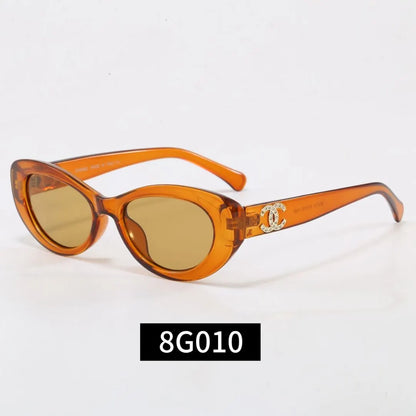 Retro Oval Luxury Women Sunglasses