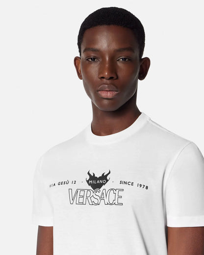 Flame Print T‑Shirt