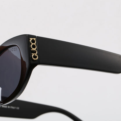 Cat-Eye Letter Logo Sunglasses