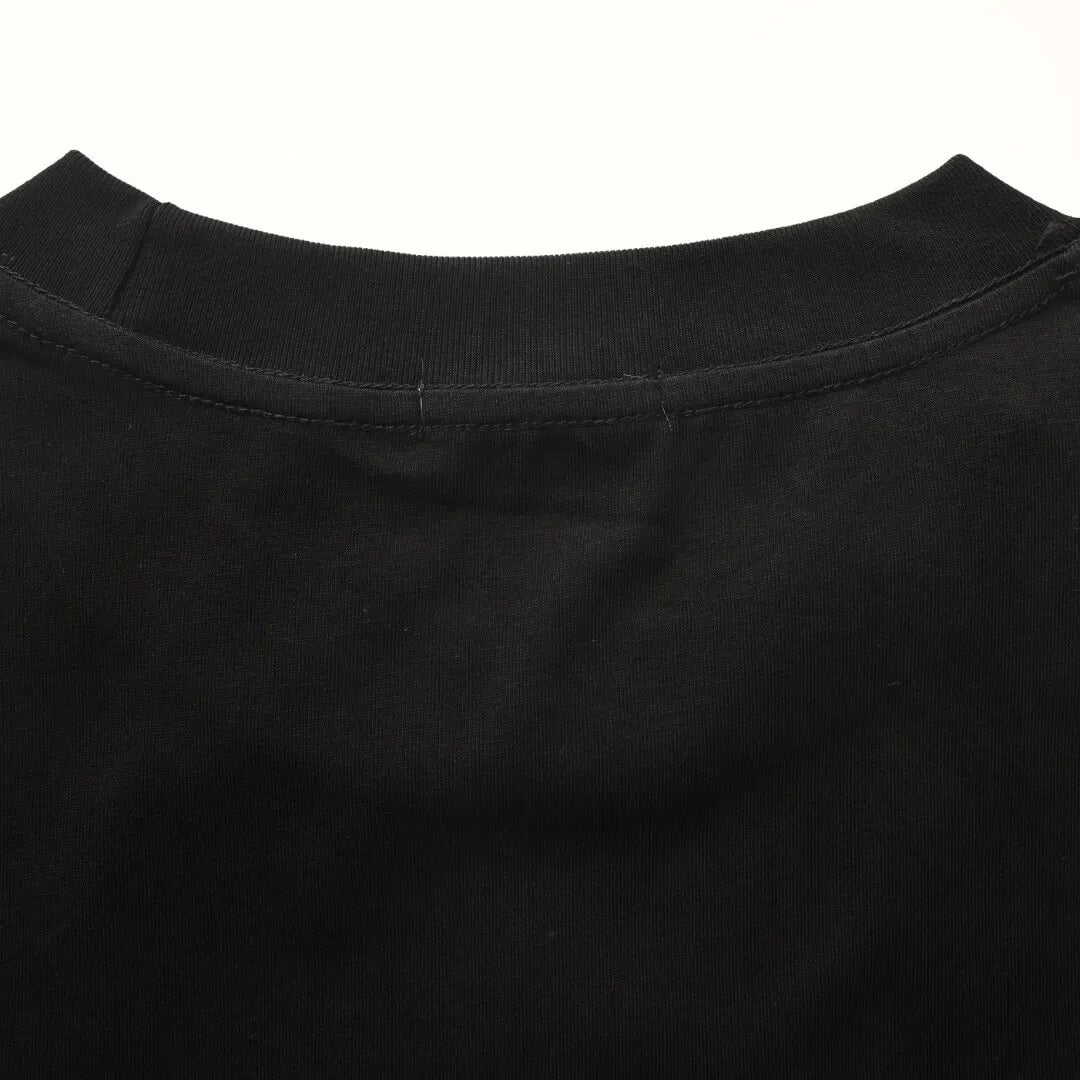 Graffiti Flock Print T‑Shirt