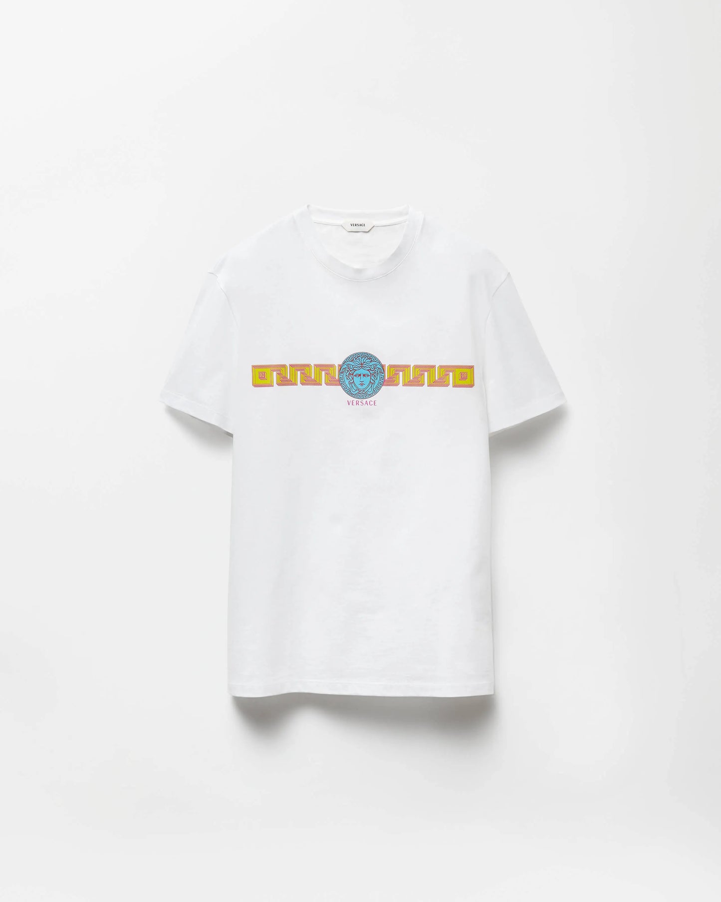 Blue Figure Print T‑Shirt