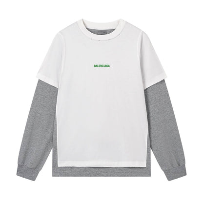 Green Letter Embroidery Sweatshirt