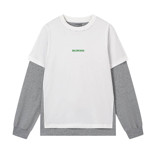 Green Letter Embroidery Sweatshirt