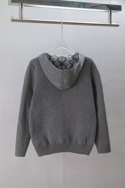 Reversible Cashmere Knit Jacket