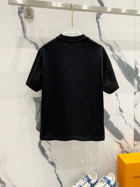 Triangle Pattern 3D Embroidery T Shirt