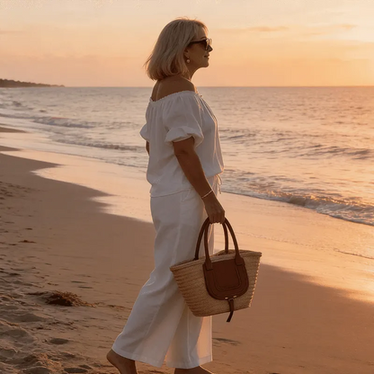 💝💝 Women's Drawstring Top &amp; Pants 2-Piece Set – Relaxed Fit, Comfortable &amp; Perfect for Lounging or Everyday Style 🌸