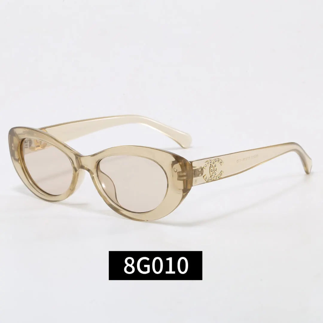 Retro Oval Luxury Women Sunglasses