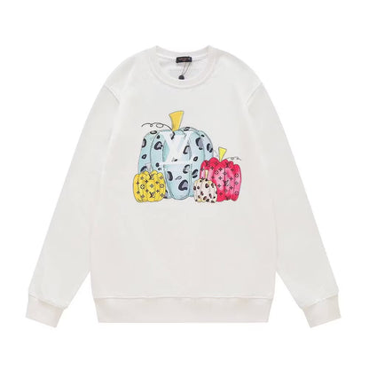 Pumpkin Element Printing Sweatshirt