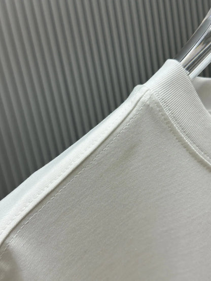 Square Frame Letter Print T‑Shirt