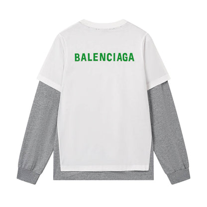 Green Letter Embroidery Sweatshirt