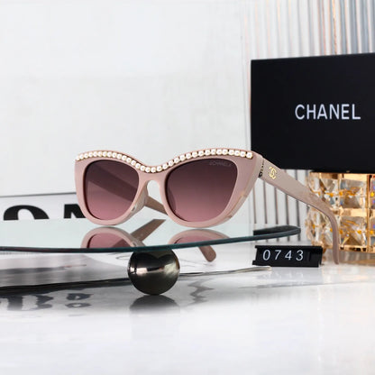 Pearl-Accented Sunglasses