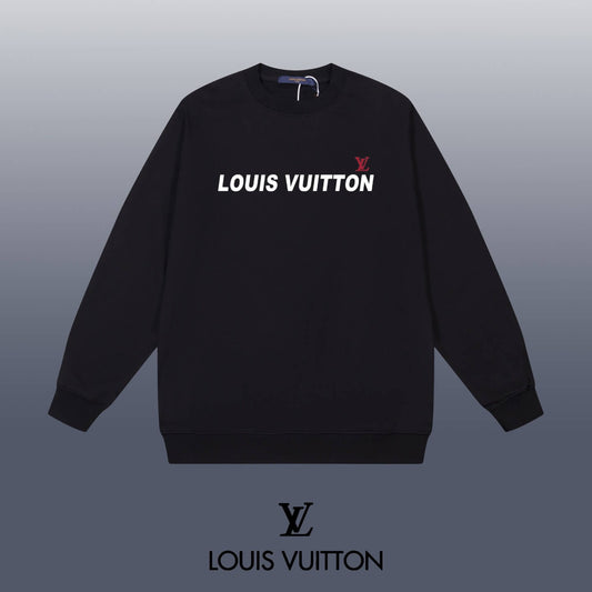 Classic Crew Neck Print Sweatshirt