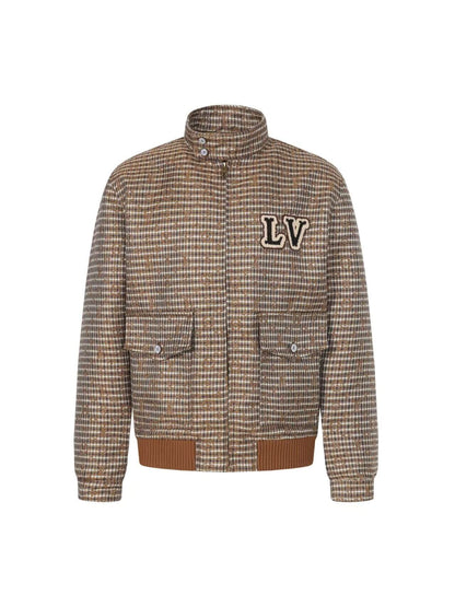 Houndstooth Monogram Jacket