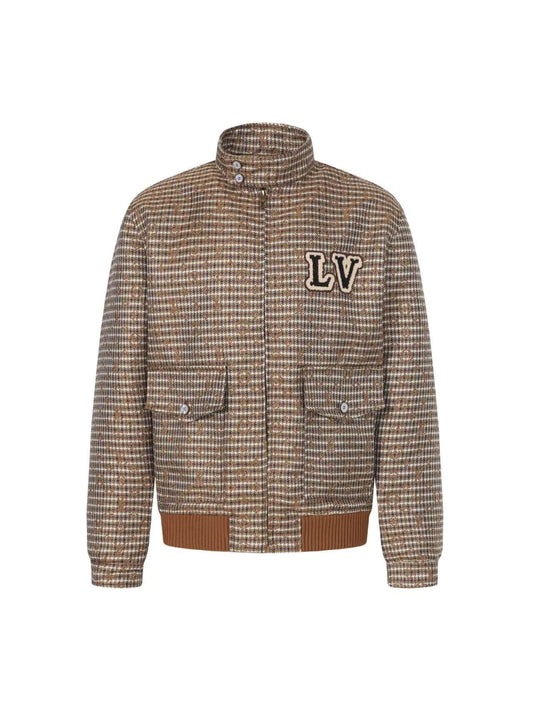 Houndstooth Monogram Jacket