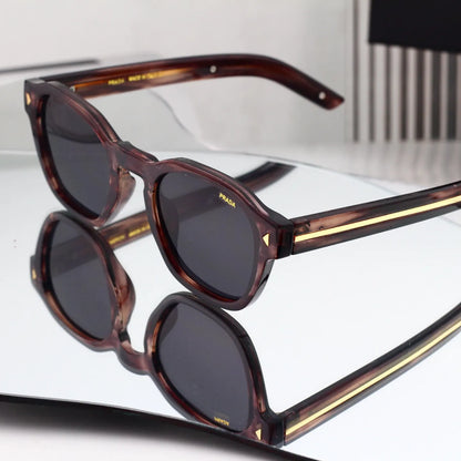 Side Temple Patchwork Sunglasses