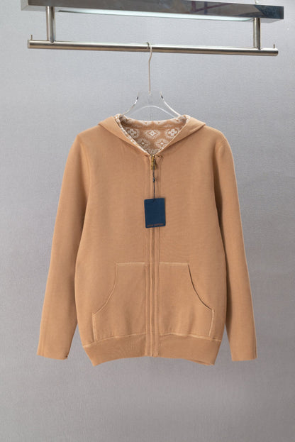 Reversible Cashmere Knit Jacket